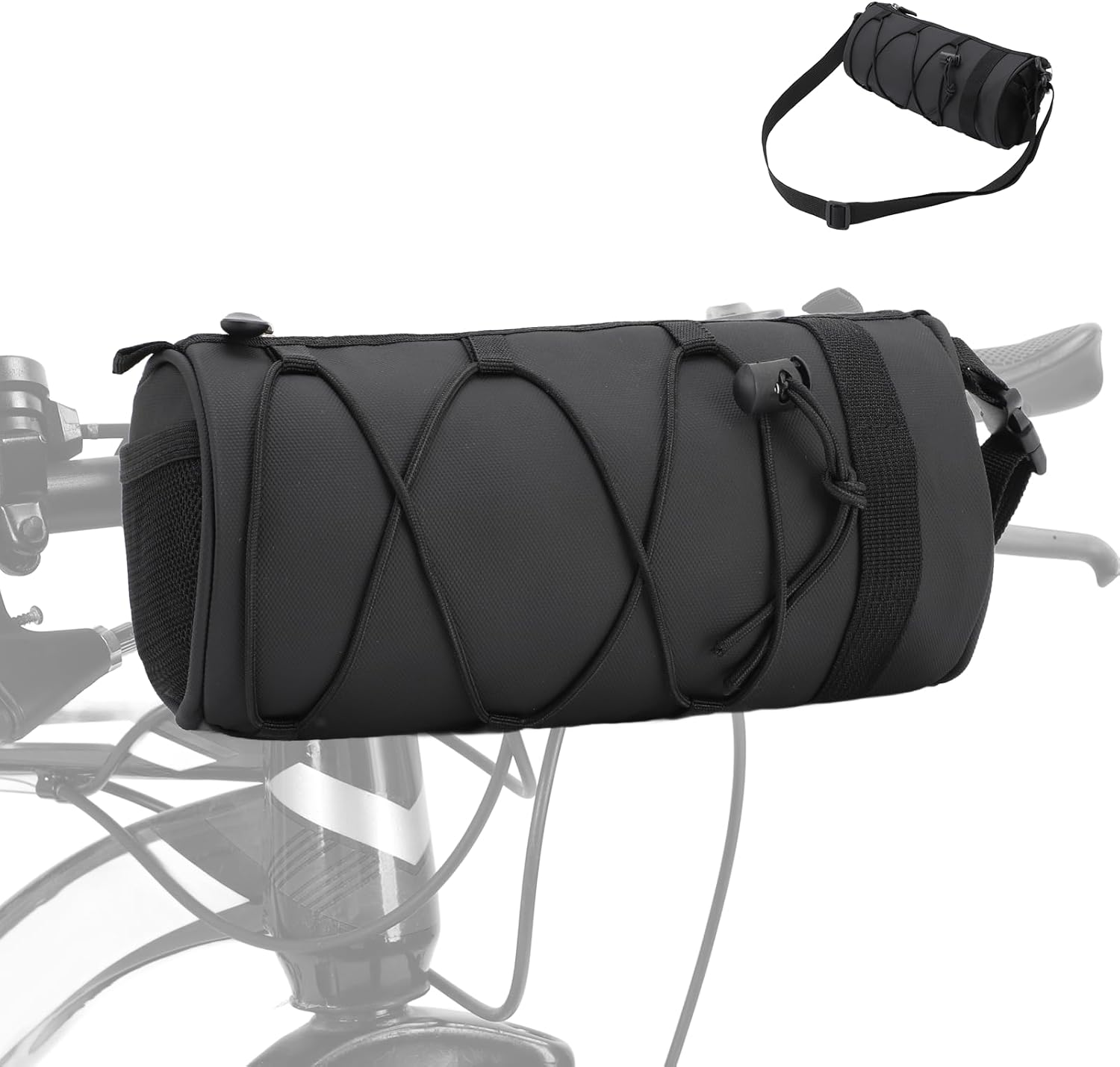 Bicycle Handlebar Bag 2.5L Capacity Multifunctional Waterproof Mountain Bike Front Frame Bag image number 1