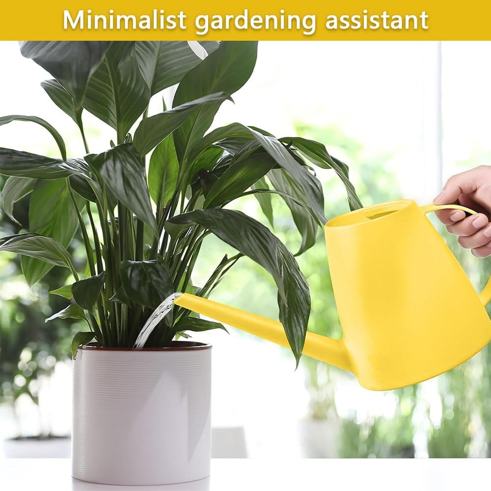Watering Can with Long Spout & Removable Nozzle &ndash; 1.8L / 0.5 Gallon Plastic Indoor & Outdoor Watering Can for Houseplants, Flowers, Bonsai, and Garden Use image number 3