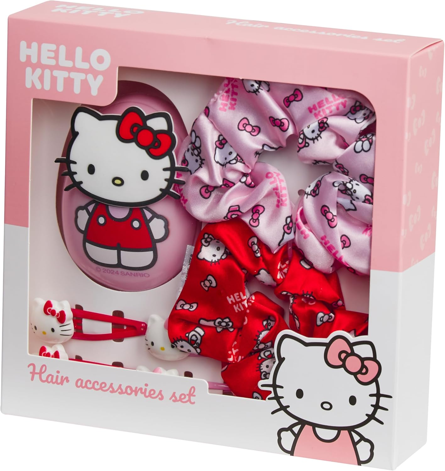 Hello Kitty Children'S Hair Brush, Hair Accessories, Gifts for Girls, Teenagers & Women (Hello Kitty Brushes & Accessories) image number 2