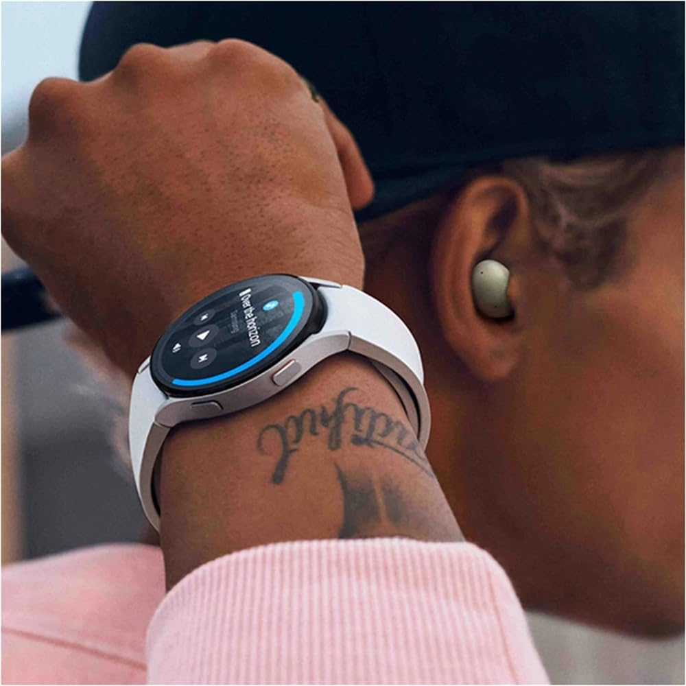 Silicone Strap Band for Samsung Galaxy Watch 5 Pro Watch 4 Classic 45 42 44 40Mm - Black S image number 6