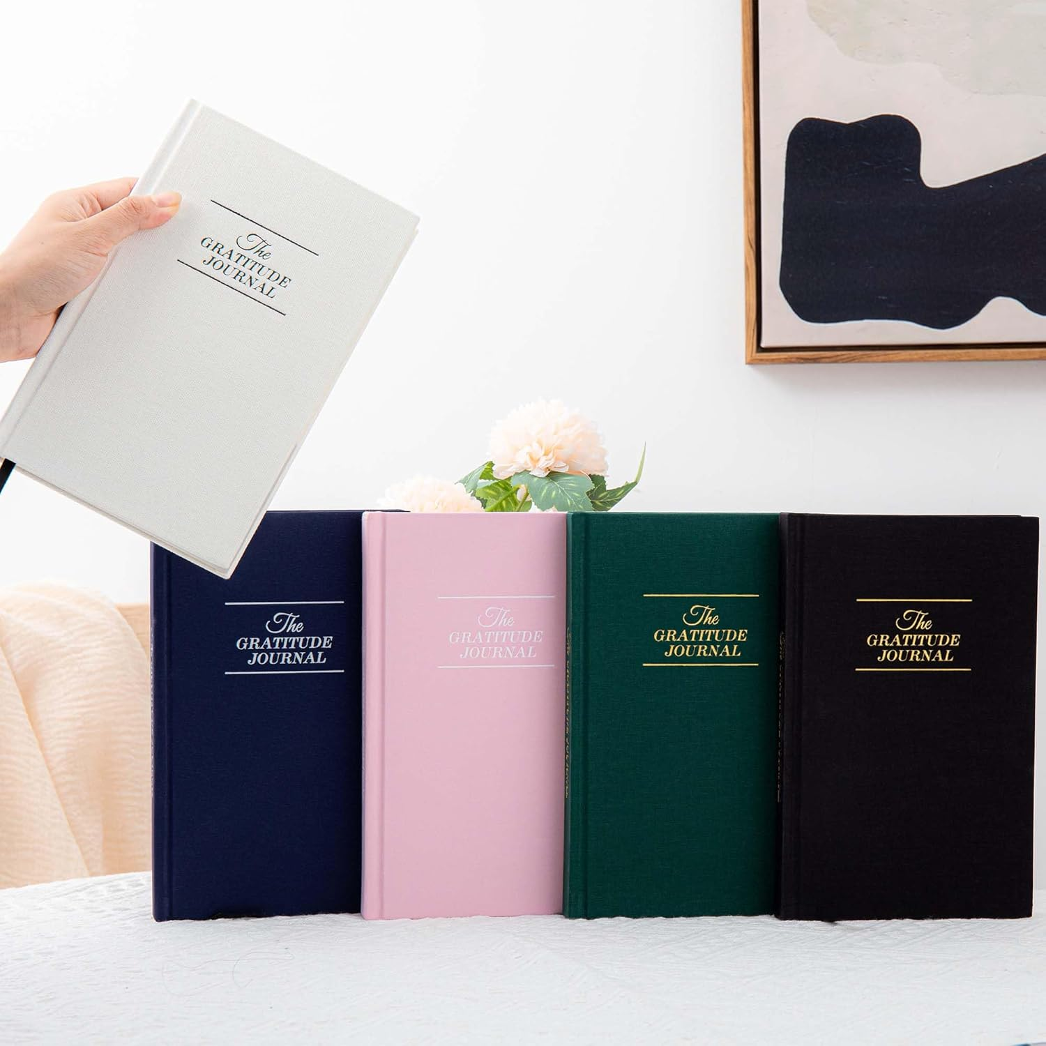 Gratitude Journal for Women Men, Daily Journal for Self-Care, Undated Inspirational Gratitude Diary for Positivity, Mindfulness, Affirmation with Prompts image number 1