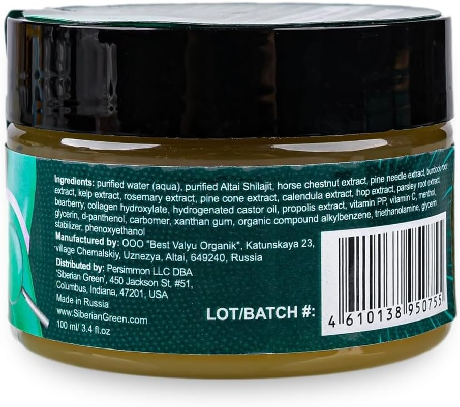 Siberian Green Altai Cream-Gel &ldquo;Anti-Stretch Marks&rdquo; with Shilajit and Siberian Herbs 100Ml