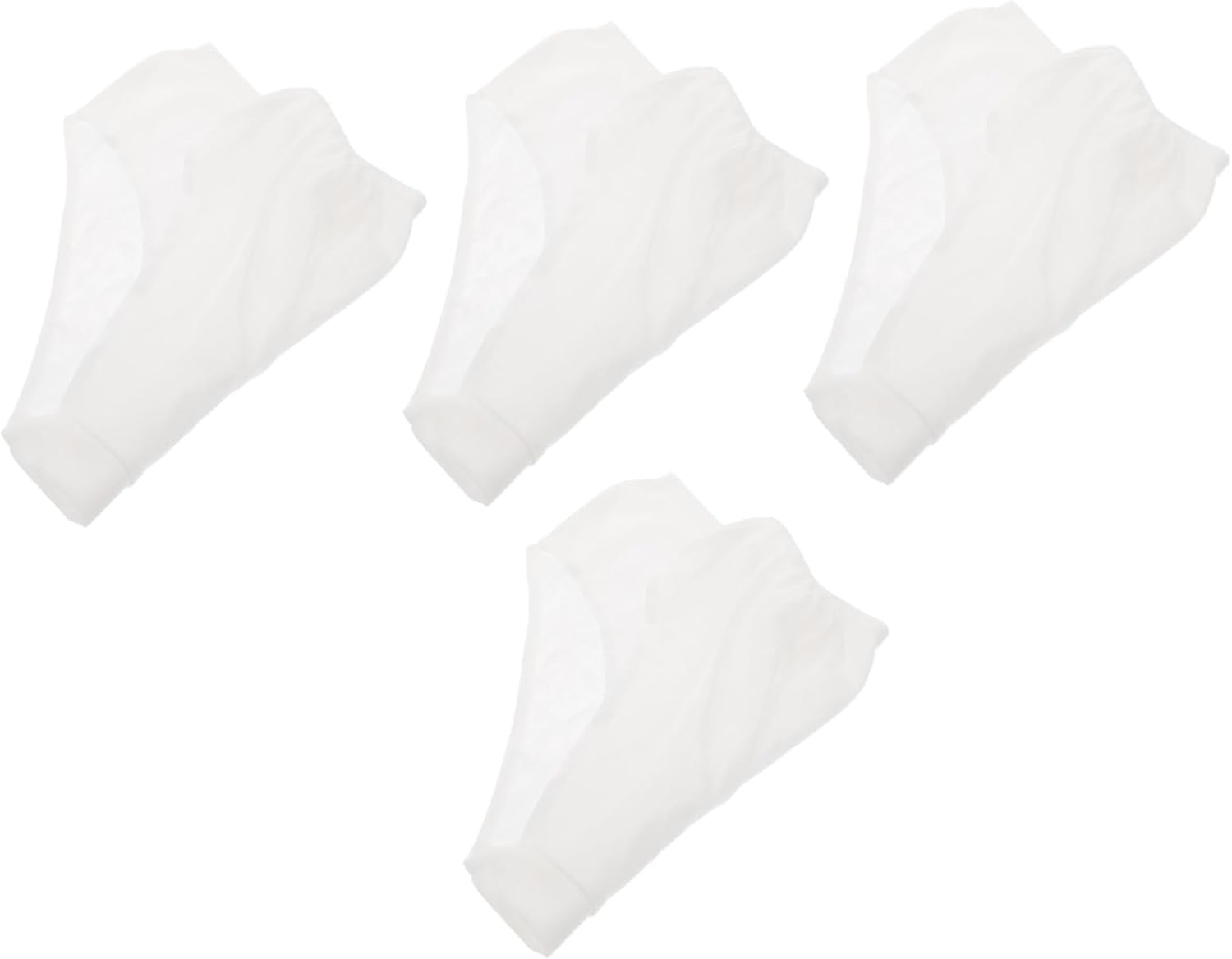 BESPORTBLE 4-Pack Disposable Maternity Panties for Women Soft Cotton Postpartum Underwear Flexible -Large Size for Confinement and Period Use White image number 2