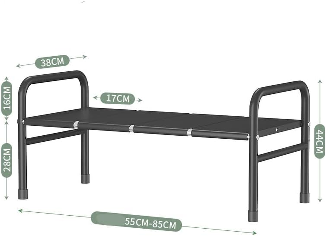 Kitchen Organisers, 1 Tier Kitchen Storage Shelf,Under Sink Organizer,Spice Rack, Expandable under Counter Storage Organizer under Sink Storage for Kitchen Bathroom (1 Tier) image number 1