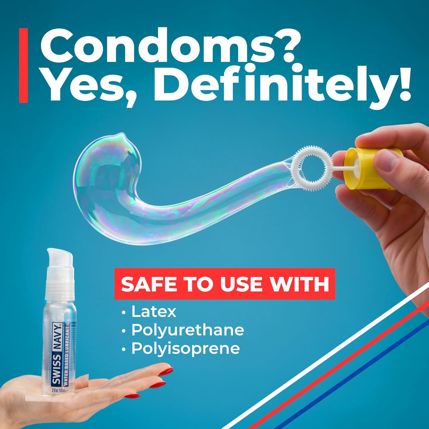 Swiss Navy Water Based Lubricant 2Oz, 59 Milliliters