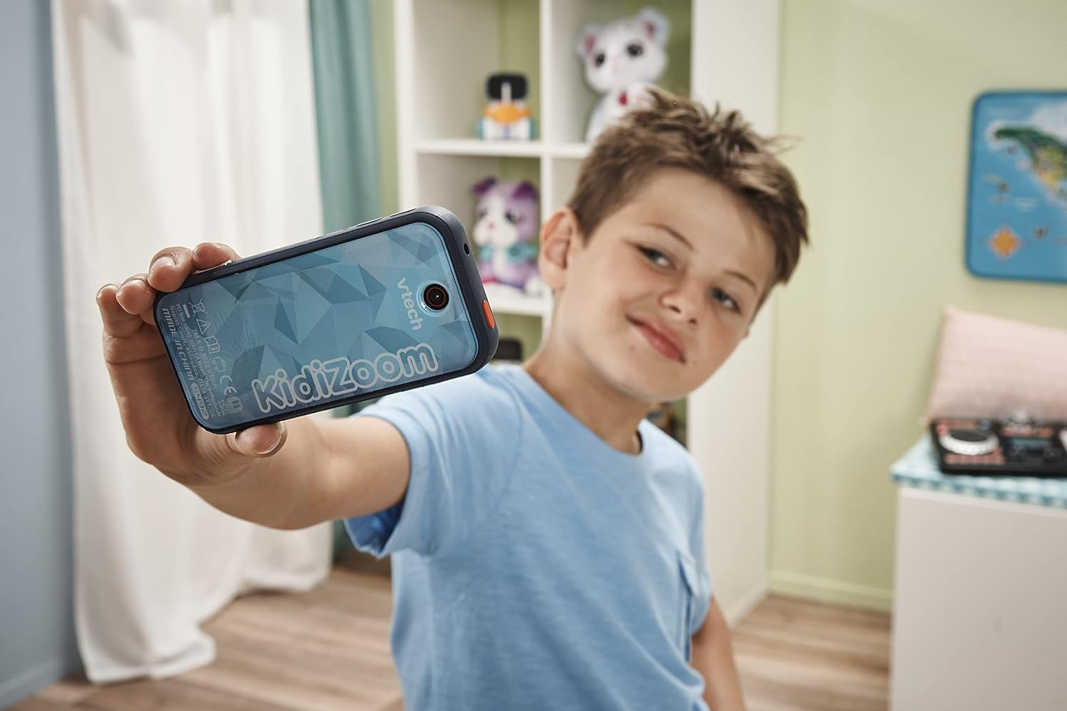 Vtech Kidizoom Snap Touch | Bluetooth Device for Kids with Camera & Games | Suitable for Boys & Girls 6+ Years | Blue image number 4