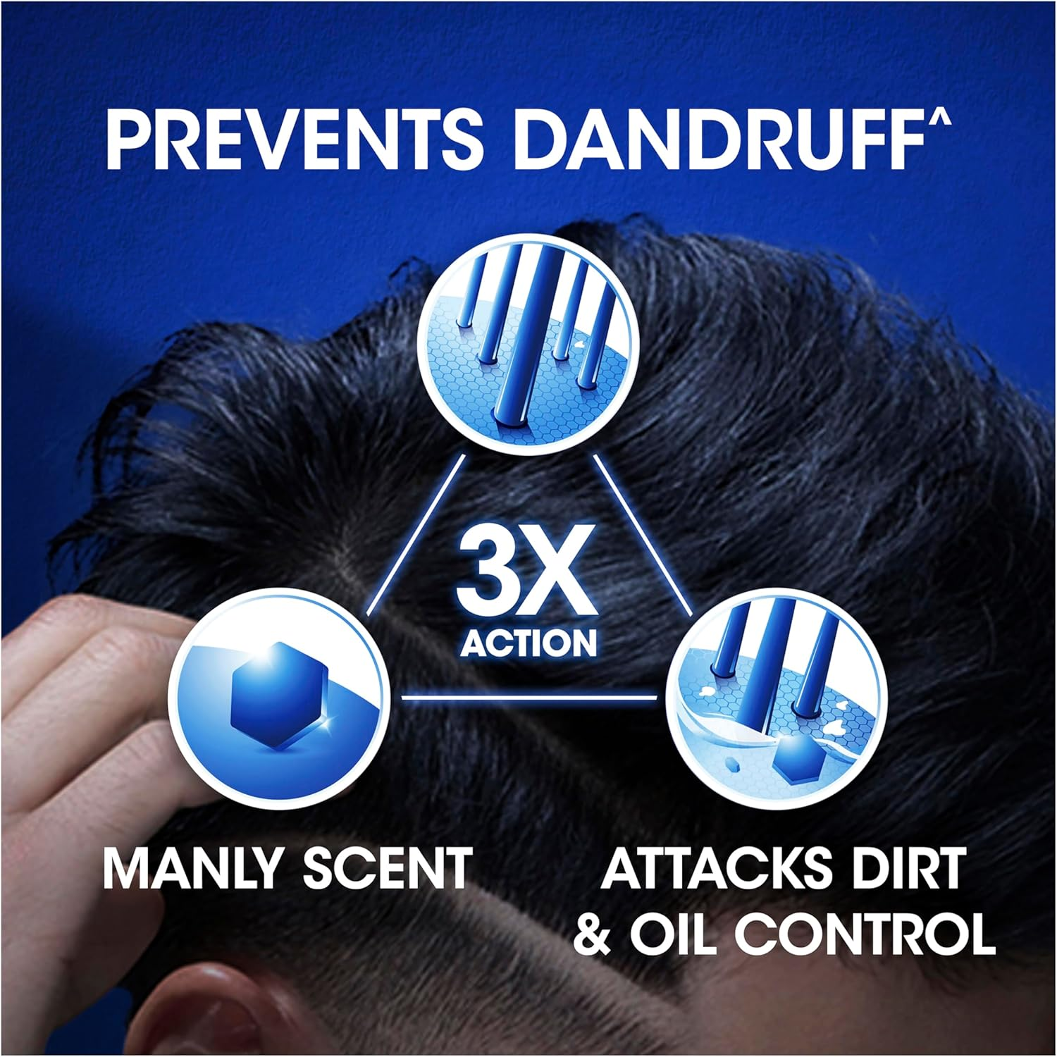 Head & Shoulders Ultra Men 2-In-1 Moisture Recharge Anti-Dandruff Shampoo and Conditioner 750 Ml image number 4