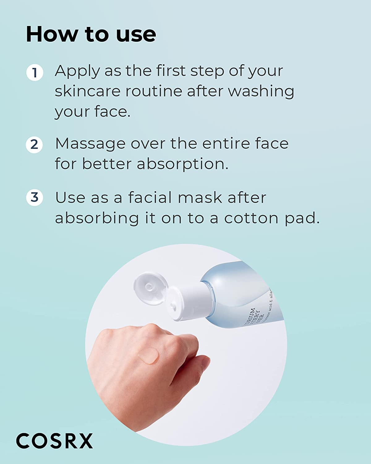 COSRX - Hydrium Watery Toner 150Ml image number 5