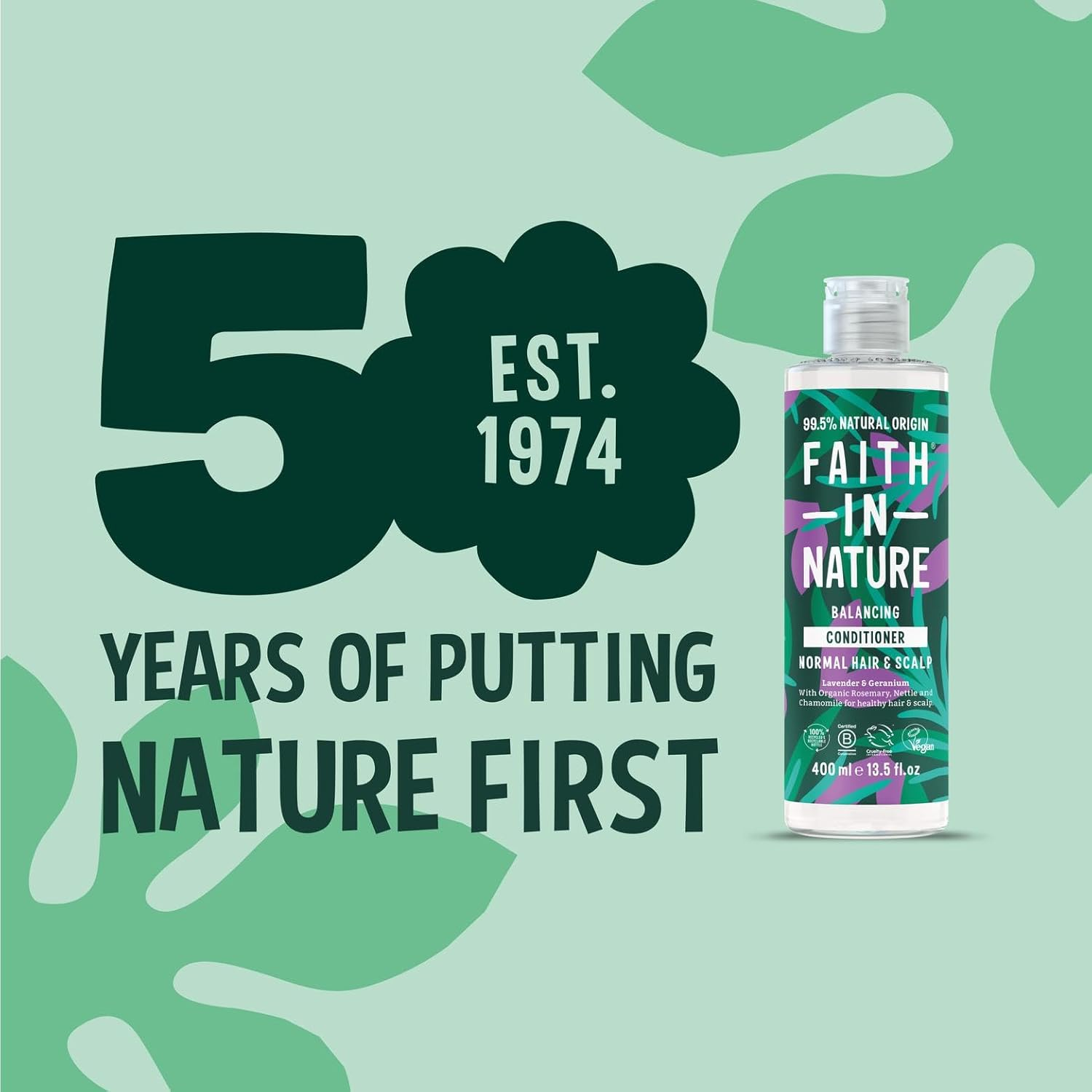 FAITH in NATURE Cond Lavender & Geranium, 0.4 Pounds