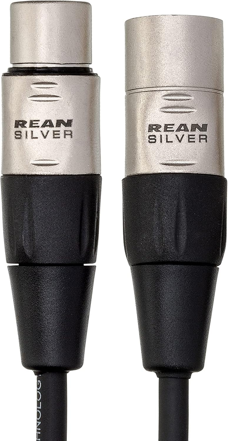 Hosa Rean XLR3F to XLR3M Pro Balanced Interconnect, 1.5 Feet image number 3