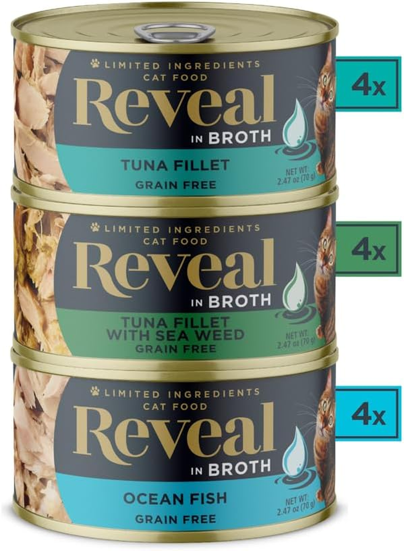 Reveal Fish Deluxe Selection in Broth 12X70G Tin image number 1