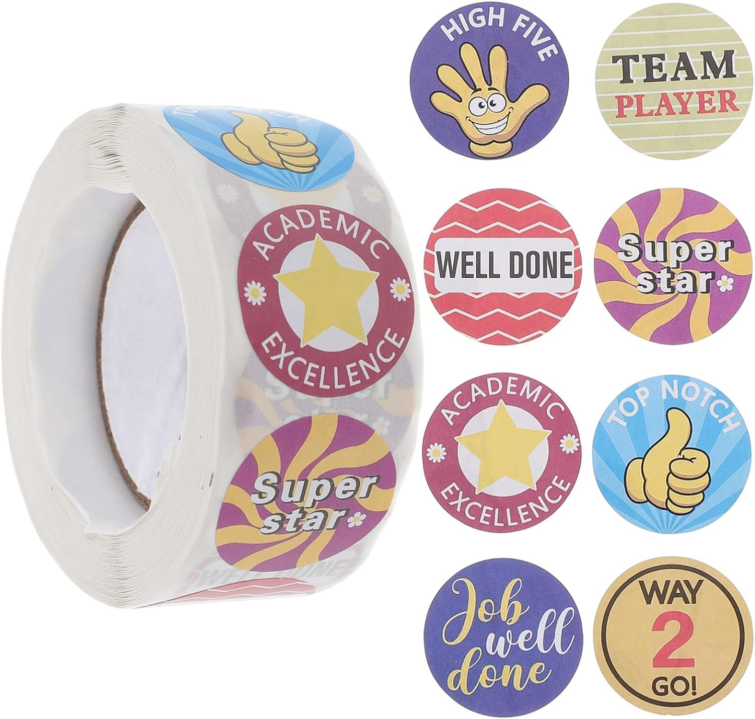1 Roll Reward Stickers Scratch and Sniff Stickers Teacher S Encouraging Student Kids Reward Vinyl S Teacher Supplies Cell Phone Paper Child