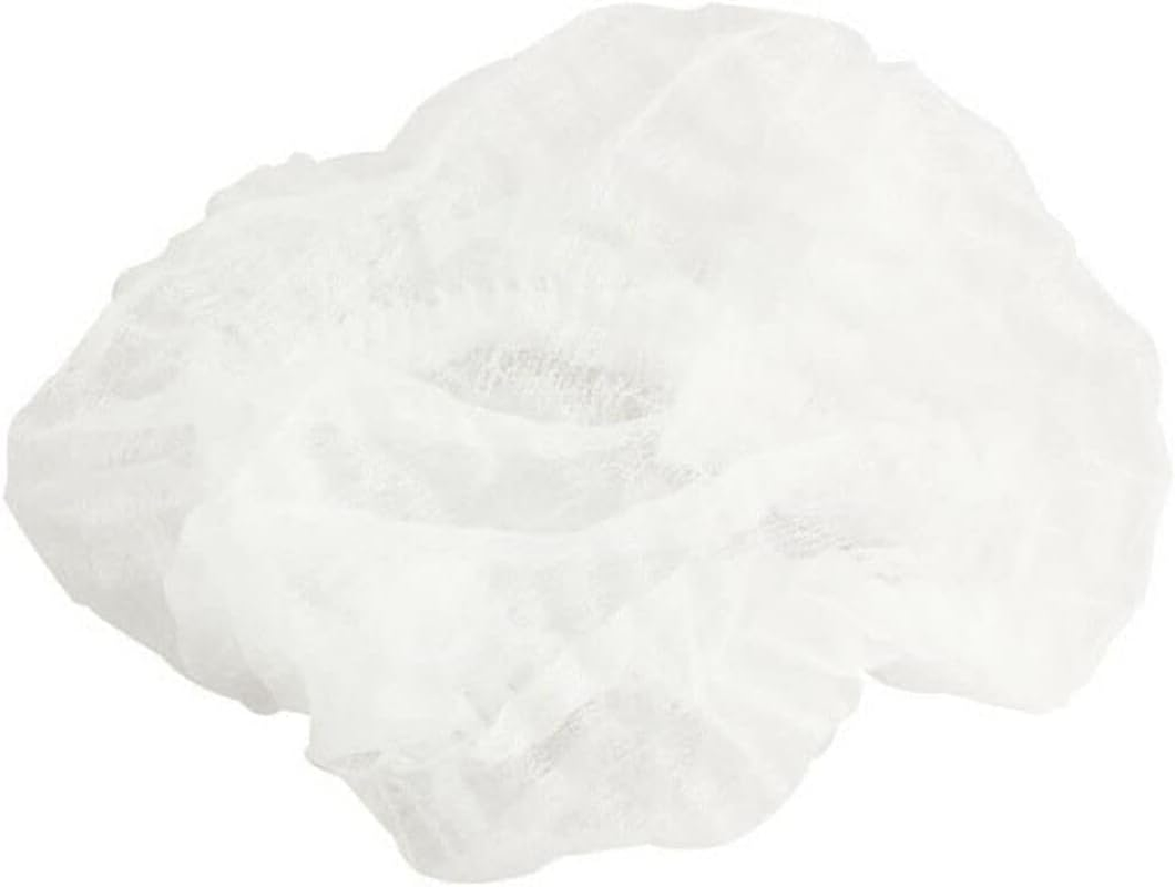 Yeshine 1000X Disposable Hair Nets Bouffant Caps Hairnet Dust Head Cover Stretch Elastic Hats Nonwoven Elastic Cap Unisex Soft and Breathable for Food Service Kitchen Salons Home Baking Sleeping Shower image number 1