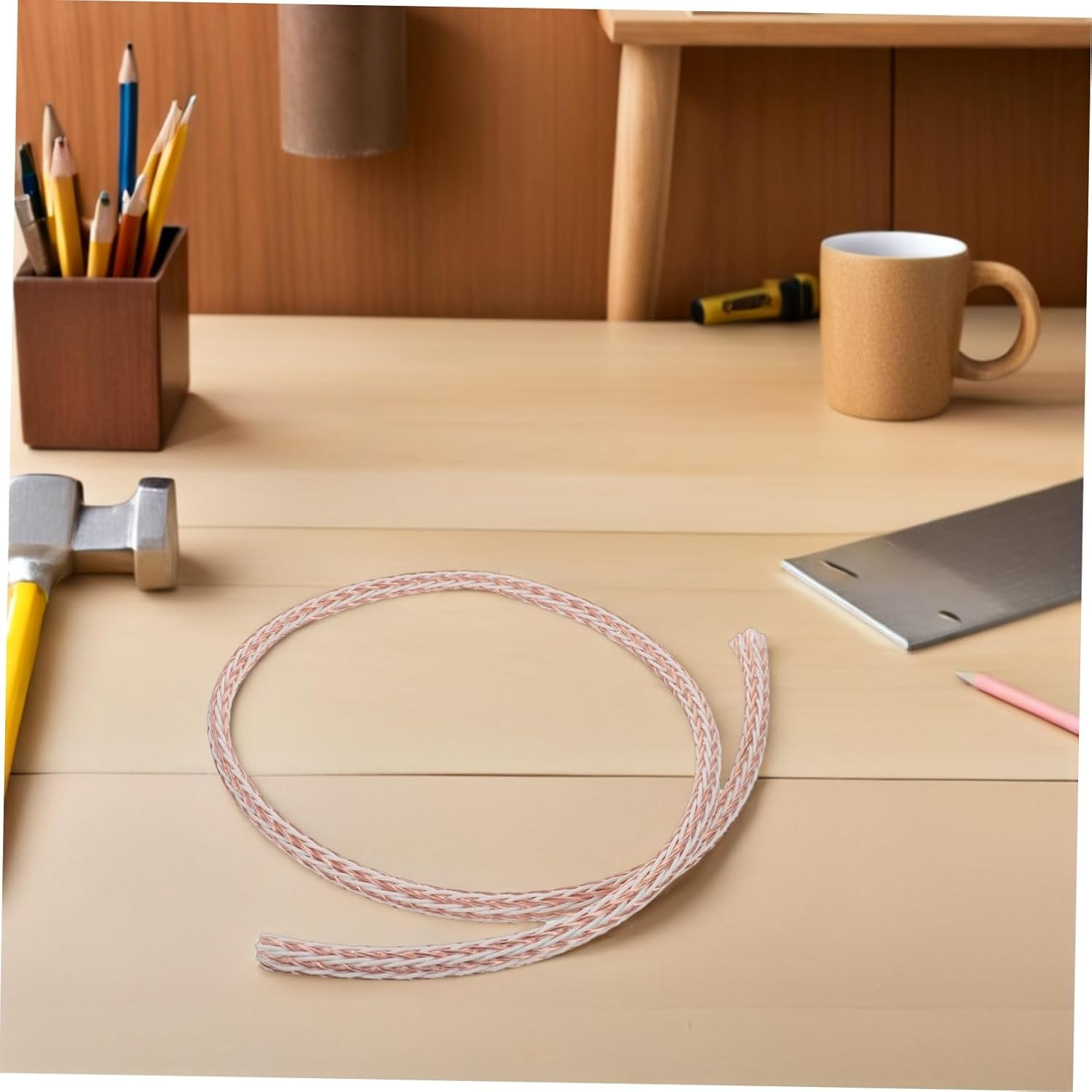 KONTONTY Pure Single Crystal Copper Speaker Wire Flexible Stereo Sound System Cable for Automotive Trailer Home Theater Amplifier Connection Noise High Fidelity Audio Transmission image number 1