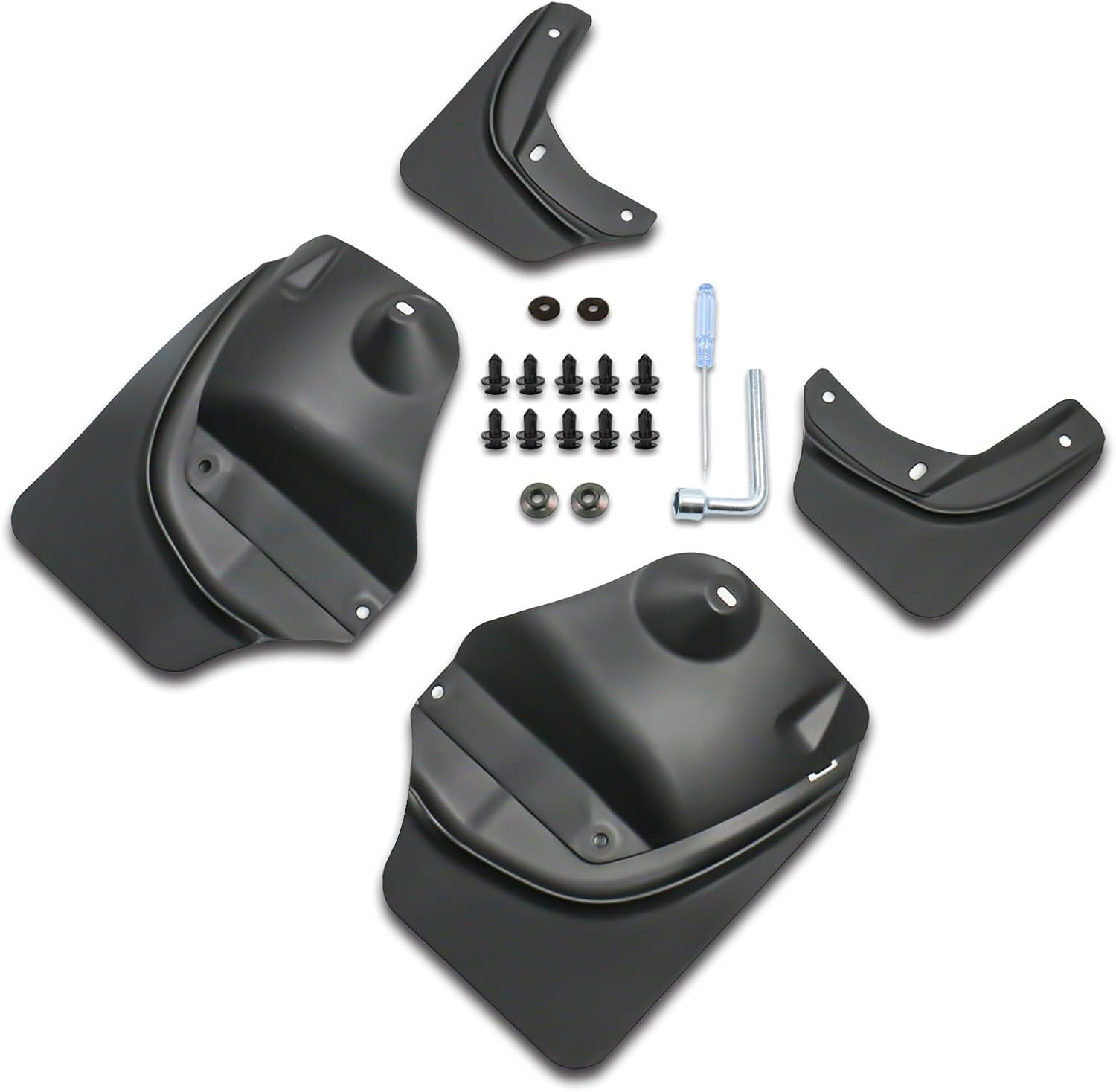 4Pcs Fenders for Tesla Model 3 Highland Accessories 2024 2025 Flexible Mud Flaps No Drilling/Tape Splash Guards All Weather Protection image number 5