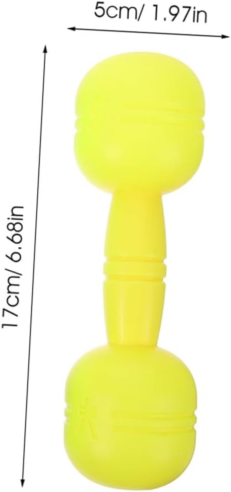 NULYLU Kids Dumbbell Weights Set with Sound, Plastic Toddler Gym Toys 4 Pairs (Yellow, Blue, Green, Red) for Early Education, Preschool Workout and Pretend Play image number 5