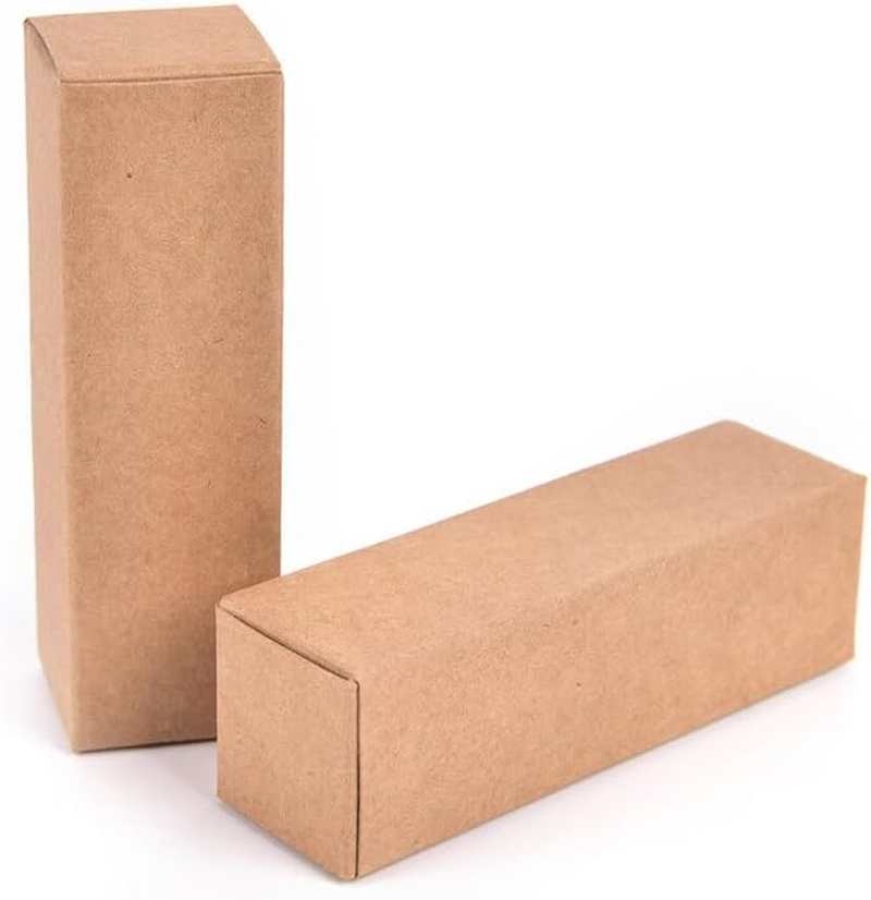 100PCS Empty Lip Balm Tube Packaging Carton Box Lipstick Tube DIY Cosmetic Containers, Perfect for Handmade Lip Products