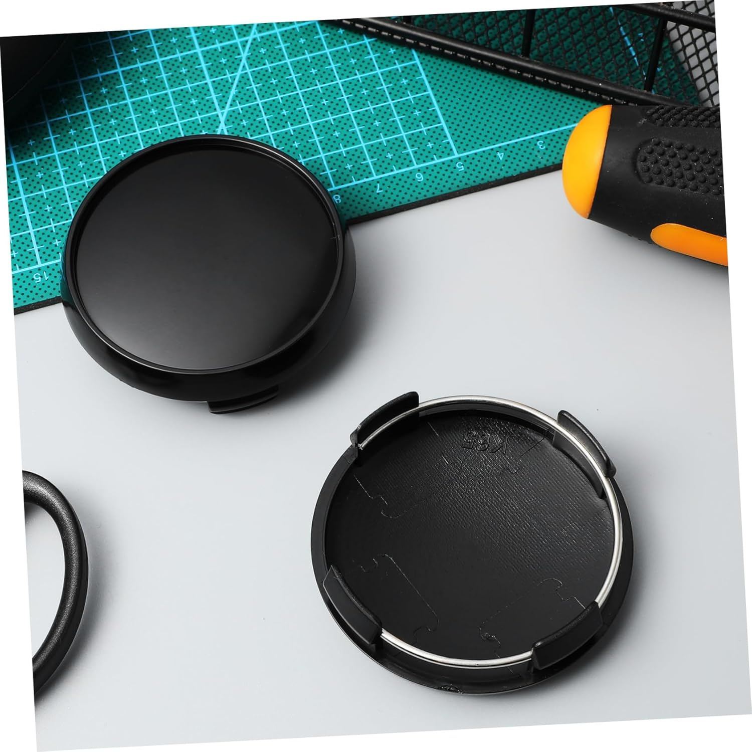 BESTOYARD 4 Pcs Automotive Wheel Hub Caps Durable Center Caps for Rims Easy to Install Sturdy Car Wheel Accessories Finish for Enhanced Protection and Style image number 6