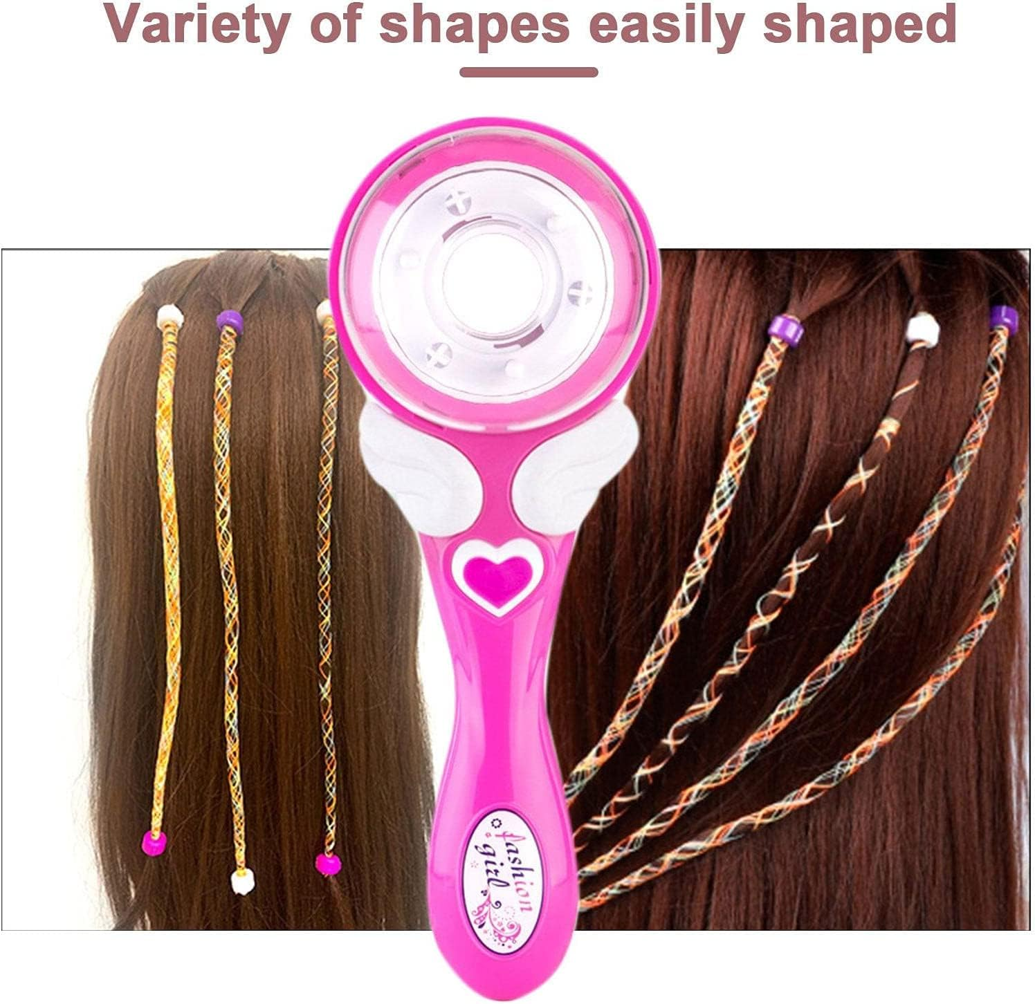 Hair Braider Machine Electric Hair Braiding Machine DIY Hair Styling Tools Hair Twister Machine Hairstyle Tools Toy Set for Teen Girls (Hair Braider Samll) image number 3