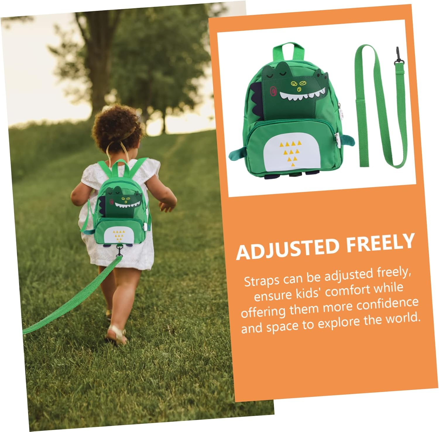 MERRYHAPY Anti-Lost Bag Cartoon Backpack Cute Backpack Kids Leash Kid Leash for Kids for Kids Es Child Es Bags Toddler Nylon Boy image number 3