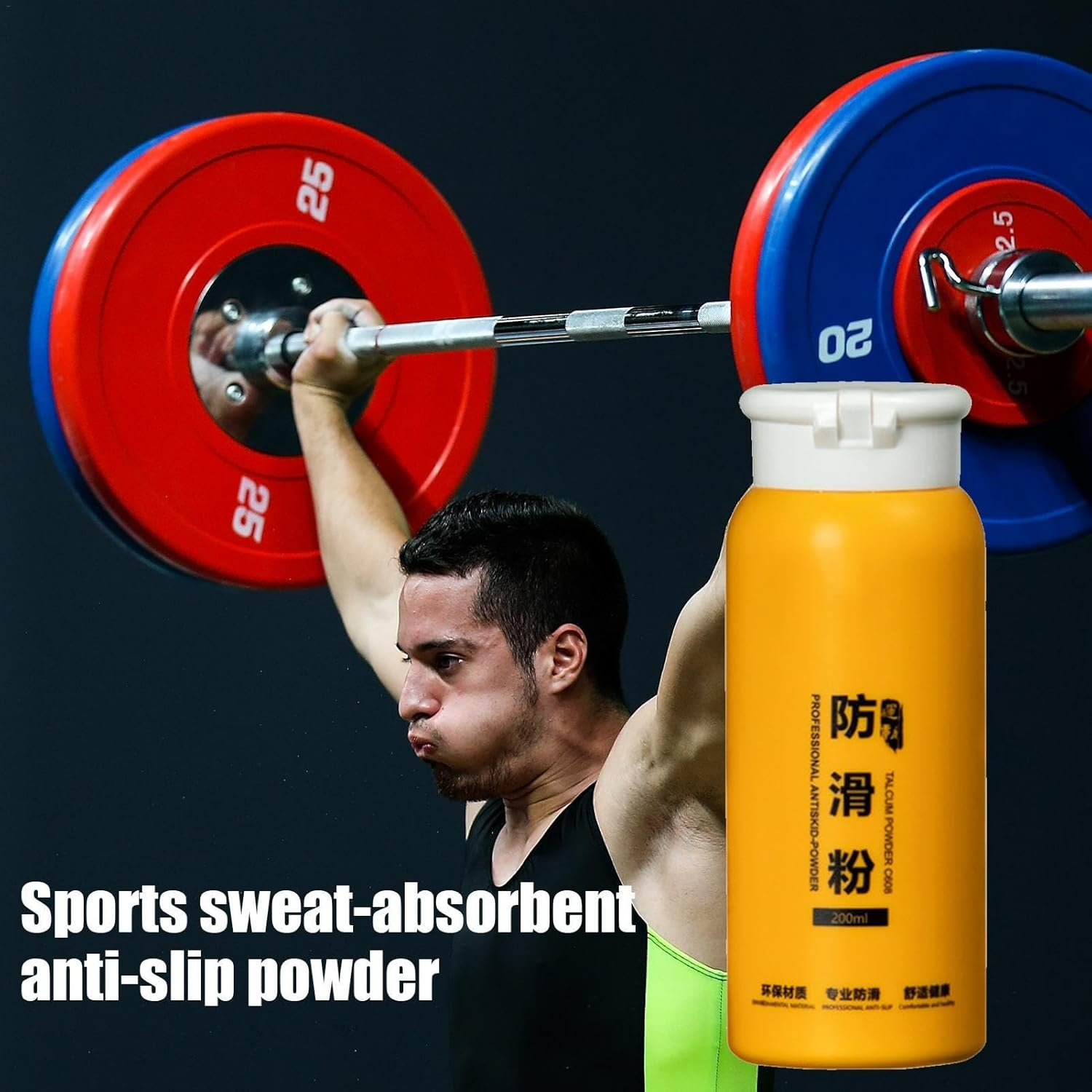 Gym Chalk, 200Ml Grip Chalk Powder, Sweat-Resistant Loose Gym Chalk, Magnesium Carbonate Chalk for Stronger Grip image number 4