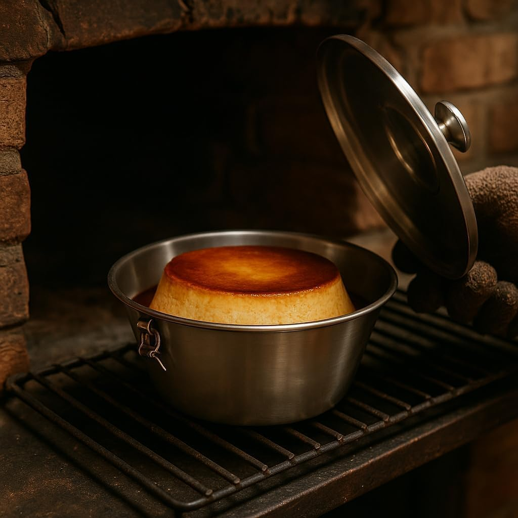 Menax - Pudding Mould with Lid - Stainless Steel - 20 Cm image number 5