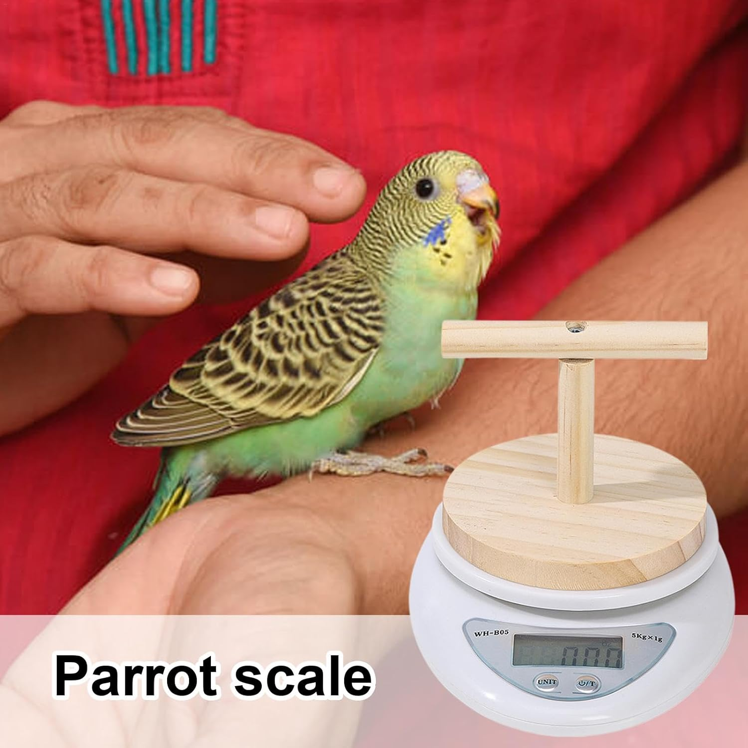 Lmyit Bird Weight Scale | Parrot Training Animal Scale with Perch - Convenient Weight Changing Monitoring Tool for Medication, Milk Powder image number 4