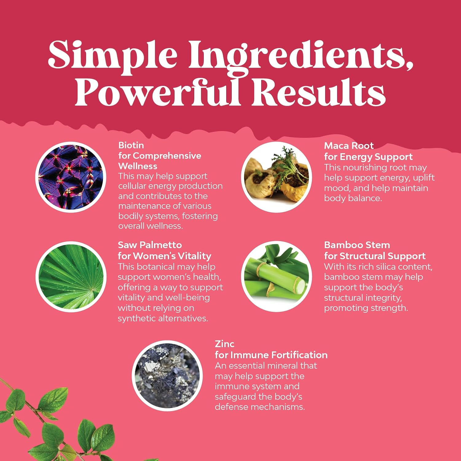 Extra Strength Saw Palmetto for Women - DHT Blocker Restoring Hair Vitamins for Hair Health - 500Mg Pure Saw Palmetto Capsules with Maca Root & Biotin for Stronger Thicker Healthier Looking Hair image number 1