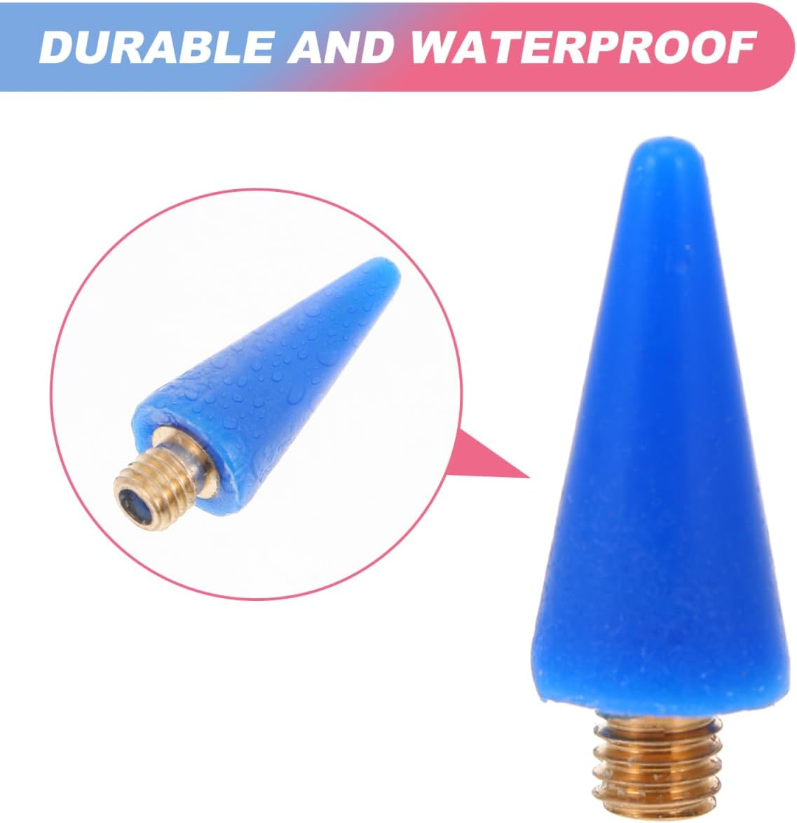 WEKADRIN 12Pcs Nail Art Wax Tip - Craftsmanship Tools Wax Tip Pencil Nail Picker Picker Dotting Tools for Small Bead Crystal Fixing Art Crafts DIY Decoration image number 5