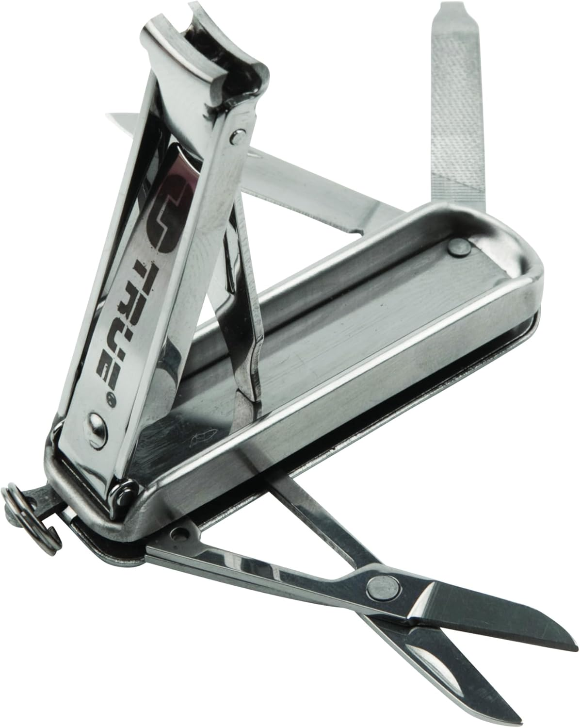 True Utility Nailclipkit: Cliptool Mitstabilen Und Scharfen Nagerknipser, Schere, Nagels&auml;uberer, Nagelfeile, Nagelknipser Und Messer image number 1