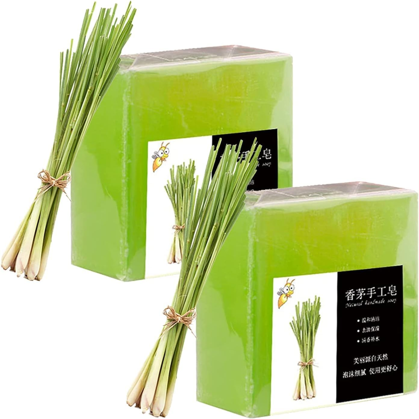 2024 Citronella Soap Bar, Citronella Lemon Soap,Firming and Brightening Your Complexion,Natural Handmade Soap Bar for All Skin Types