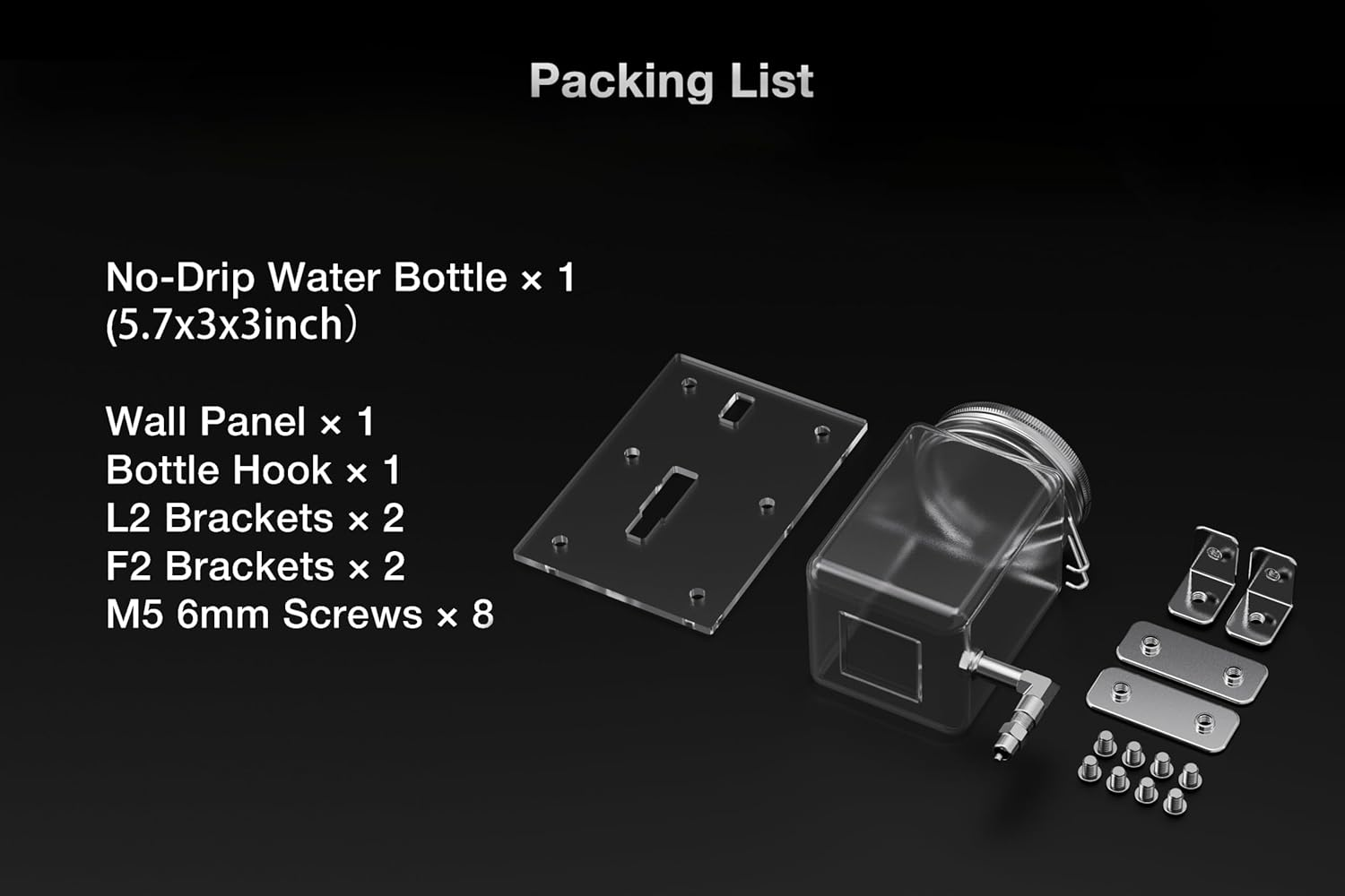 Guinealoft&trade; Clear View Water Bottle for Guinea Pigs & Birds - the Ultimate Solution by Seasoned Owners Who Tried Everything Out There - Exclusive by Guinea Loft image number 5