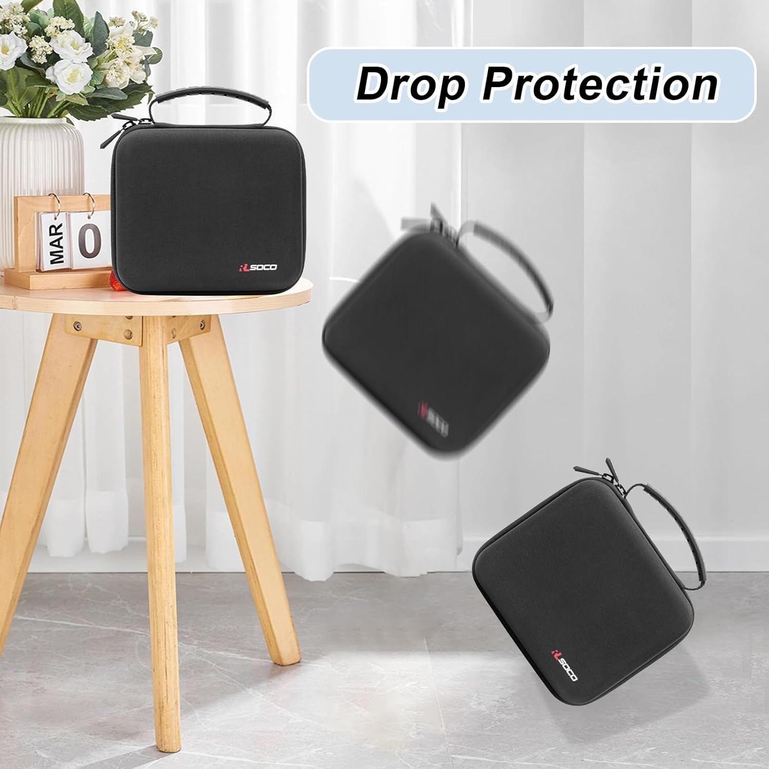 RLSOCO Travel Case for Philips Norelco Multigroom 3000/5000/9000/7000 Trimmer, Fits Philips MG3730/MG3770/MG5910/MG5750/MG9520/MG9510/MG7910/MG7970 - Black (Case Only) image number 2