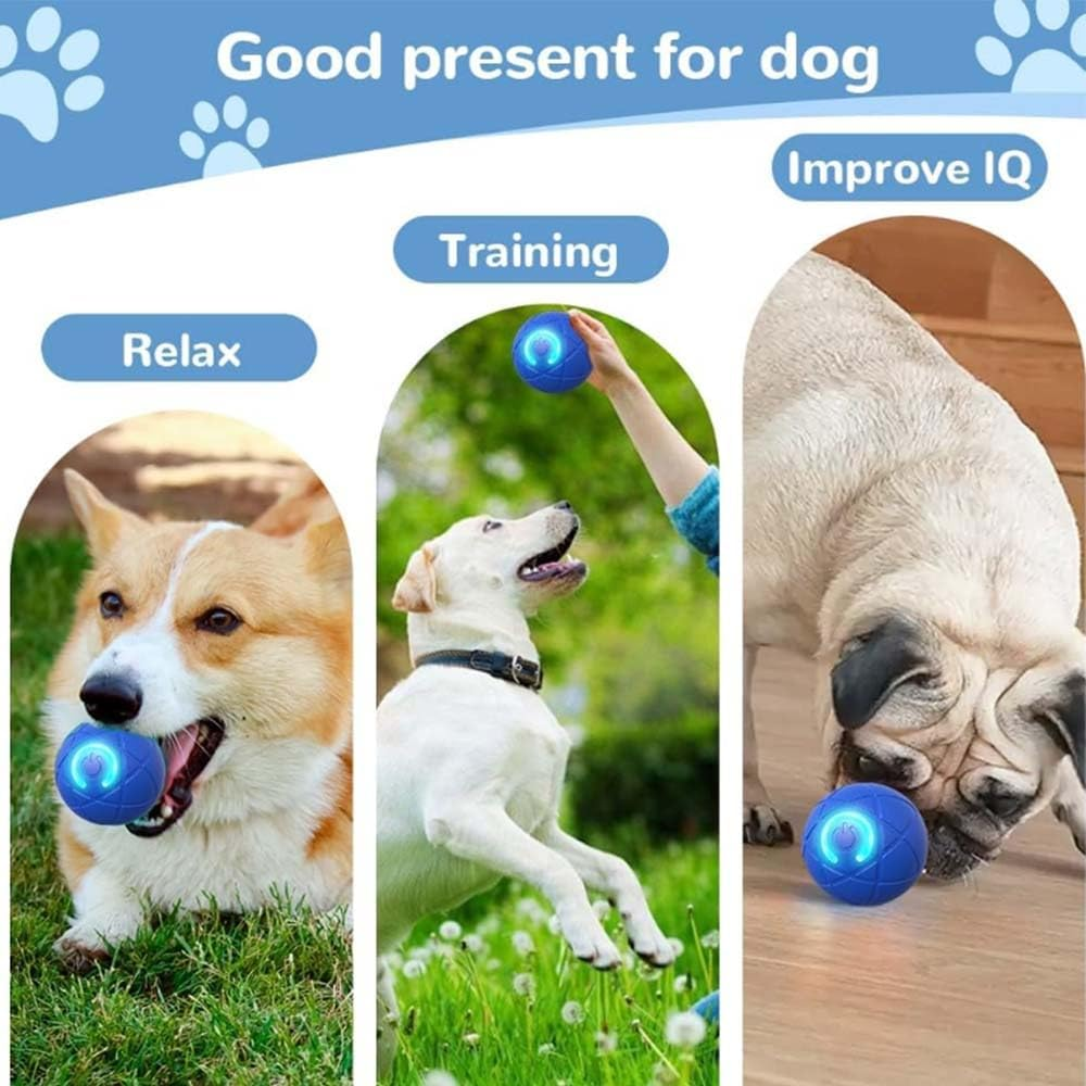 DWYYWSM Interactive Vibrating Dog Ball, Shaky Ball Toy Dogs, Automatic Moving Dog Toy Ball Smart USB image number 2