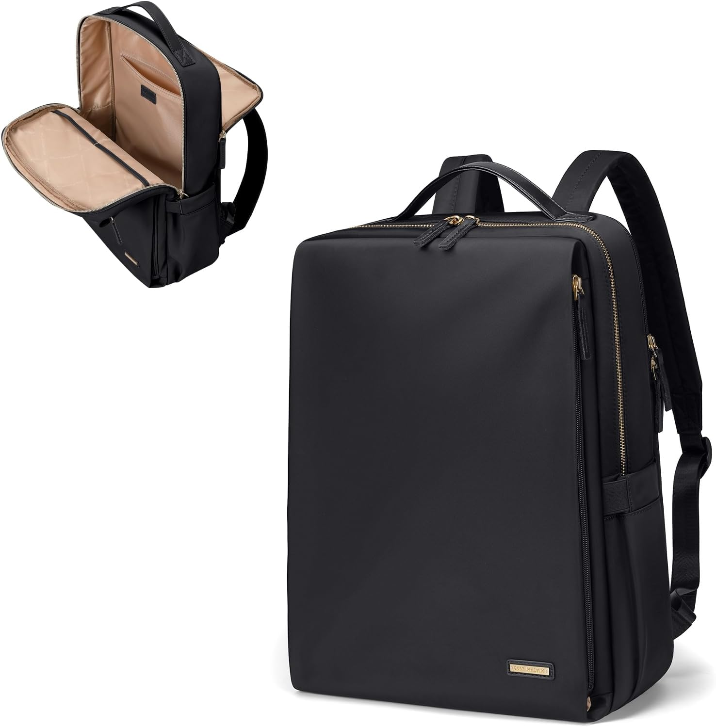 GOLF SUPAGS Stylish Laptop Backpack for Women Work College Travel Casual Daypack Fits 15.6 Inch Notebook