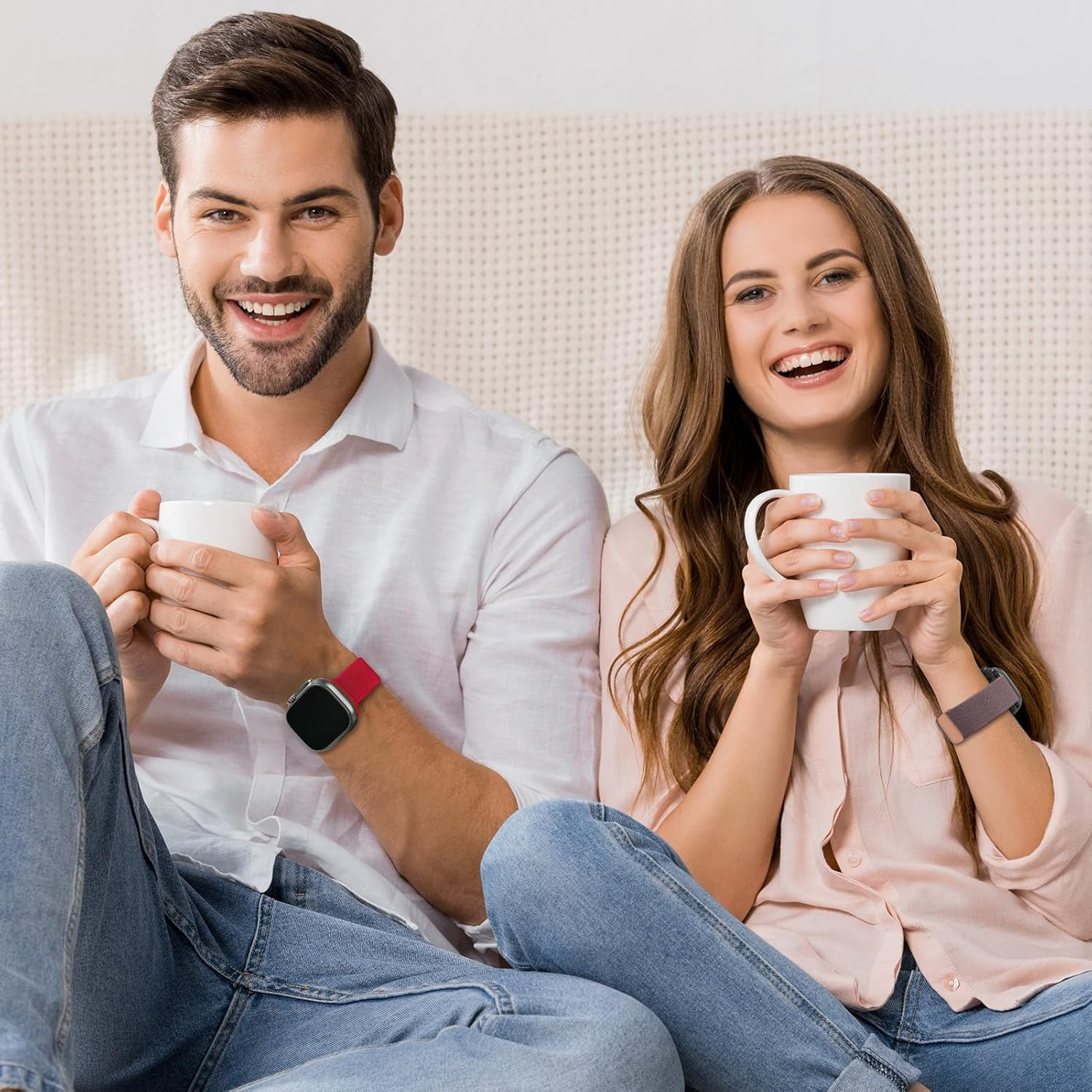 Magnetic Stretchy for Apple Watch Band 46Mm 42Mm 45Mm 44Mm 40Mm 49Mm 41Mm 38Mm Women Men,Nylon Sport Loop Elastic Adjustable Strap for Iwatch Ultra 3 2/Ultra/Se 3/Se/2Nd/Series 11 10/9/8/7/6/5/4/3