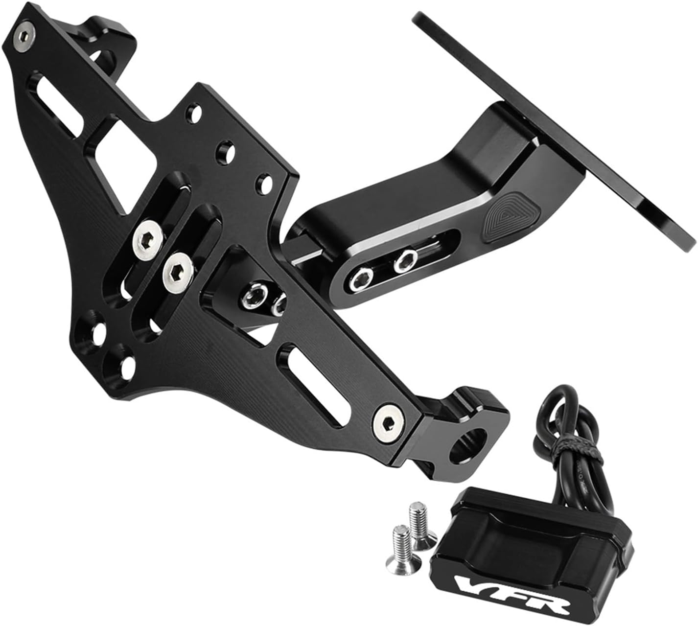 WYJDZSW Compatible with VFR800/F Fi/W1 VTEC VFR 800 F 800F Fi W1 VTEC License Plate Holder Bracket Rear Tail Tidy Fender Eliminator Plate Kit(2 Pairs Yellow)