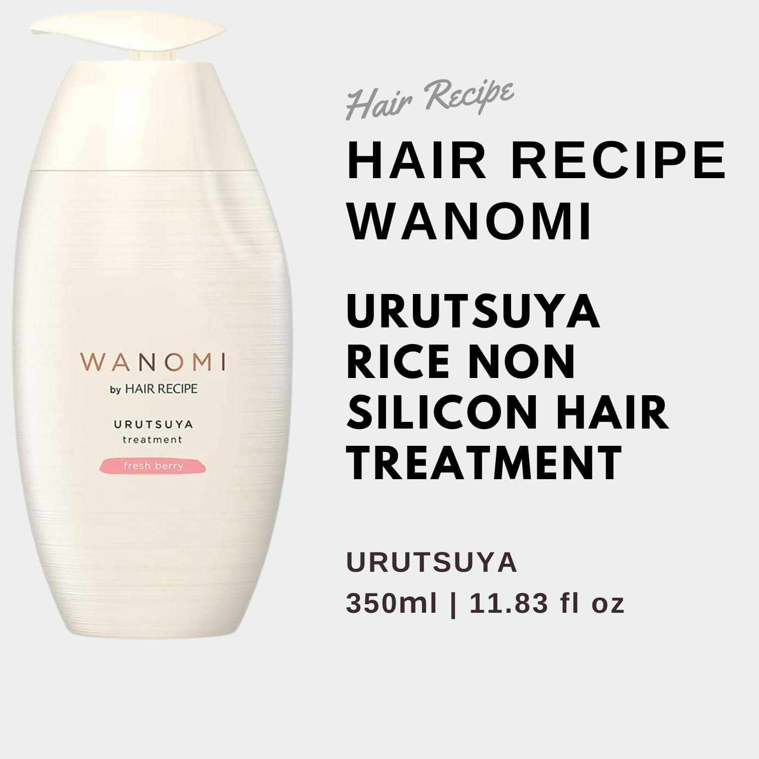 Hair Recipe Wanomi Urutsuya Hair Treatment Pump 350 Ml