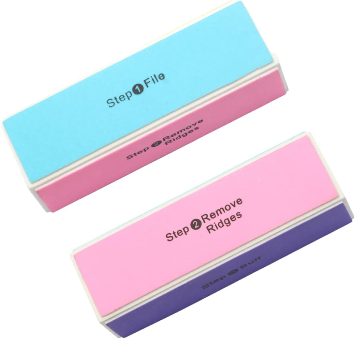 Beavorty 3Pcs Nail Block Sander Nail Boards and Buffer Sanding Buffing Block Nail Polisher Buffer 4 Way Polish Buffer Block Nail Buffer Nail Tools Nails Tools Nail Sander Remover Square image number 4