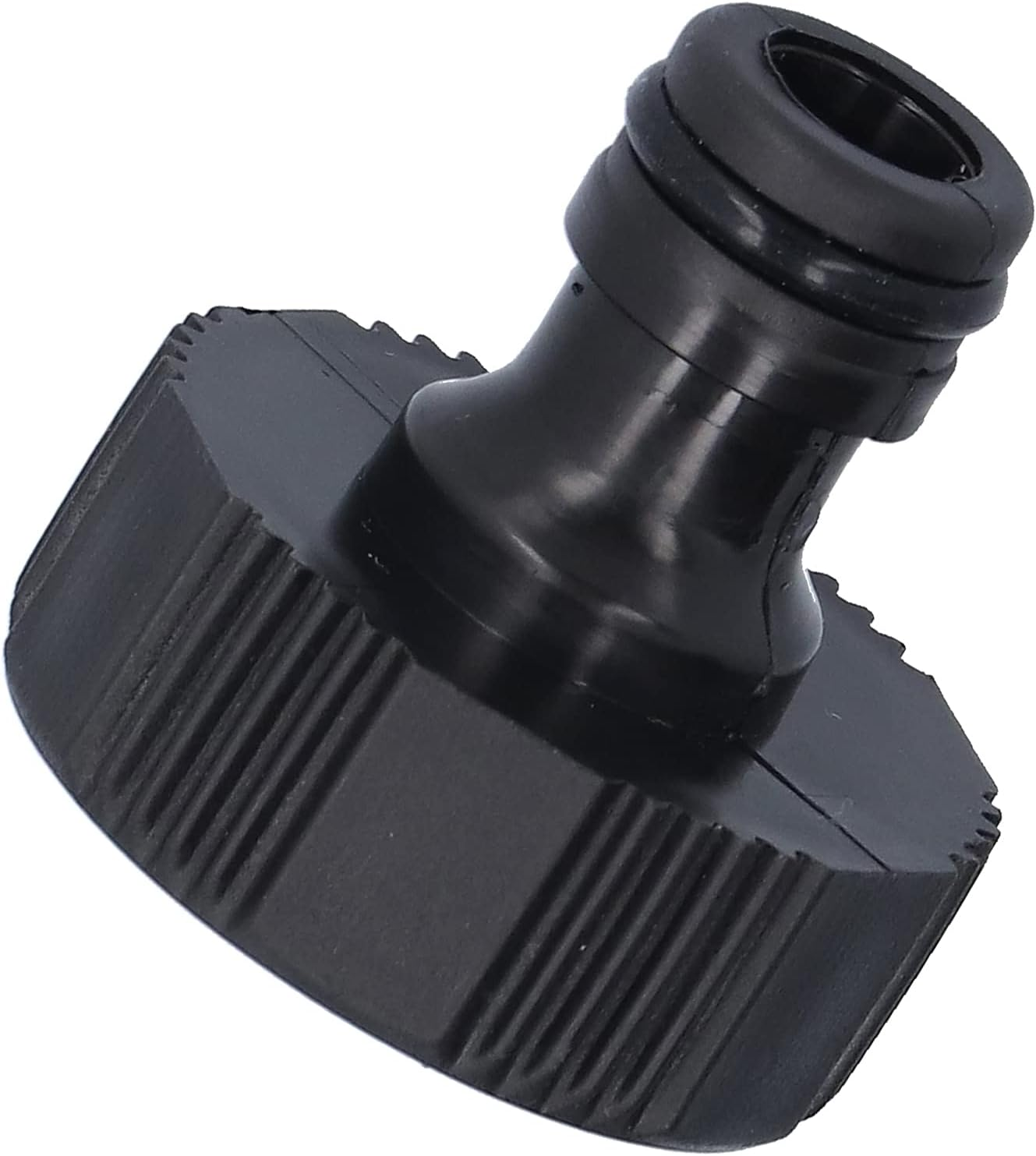 10Pcs Garden Hose Quick Connector Nipple,15Mm Thread Adapter Plastic Sealable Hose Connector for Sprinkler Spray Nozzle (1 Inch Internal Thread) image number 6