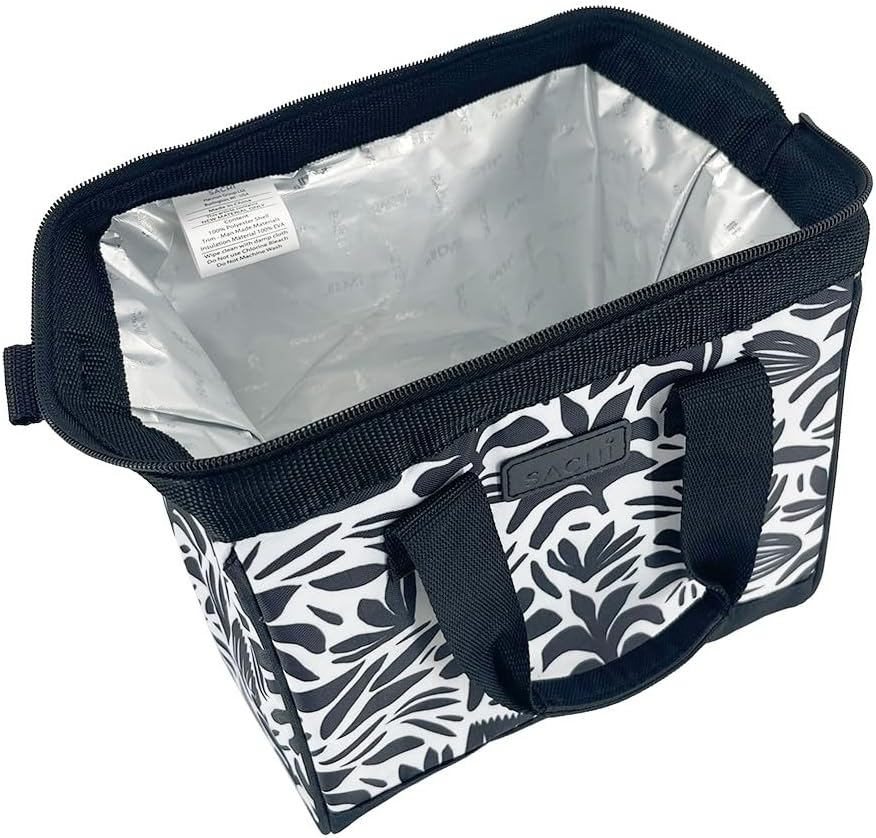 Sachi 'Style 34' Insulated Lunch Bag - Monochrome Blooms image number 1