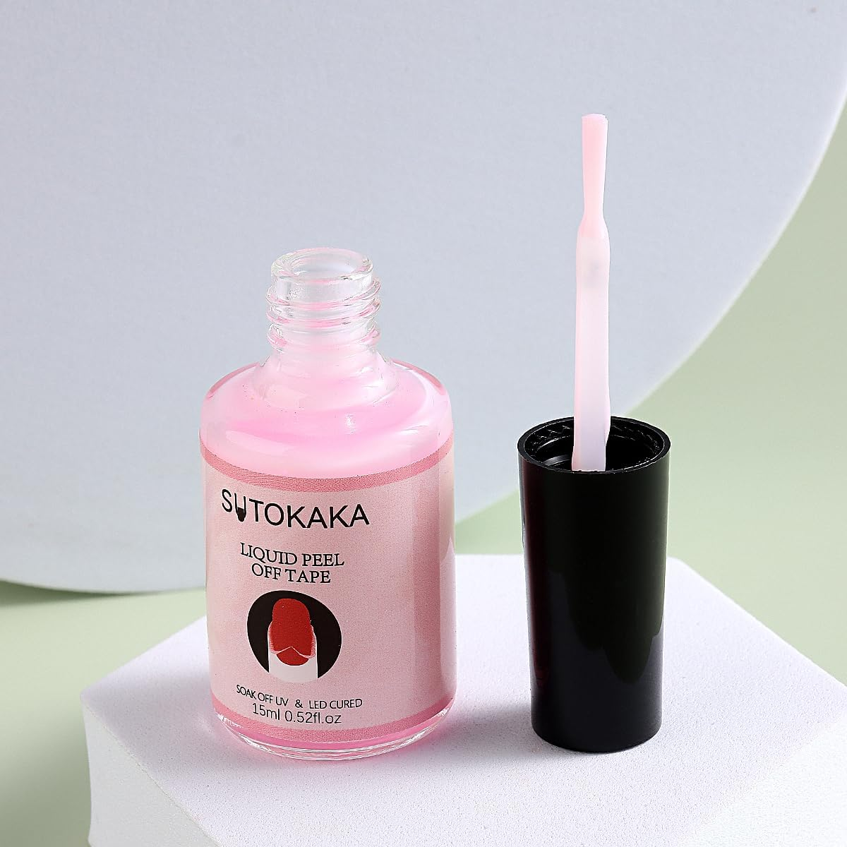 15Ml Liquid Latex Tape Peel Off, Nail Cuticle Guard Skin Barrier Protector for Home DIY Nail Art Salon image number 6