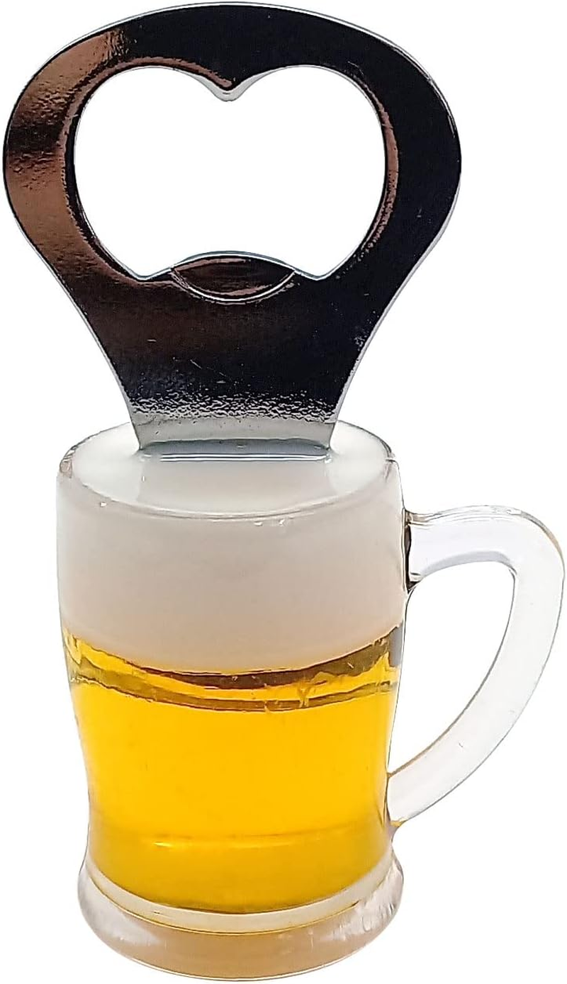 Beer Mug Shape Bottle Opener Practical Stainless Steel Wine Opener Kitchen Accessories (Beer Mug Shape)