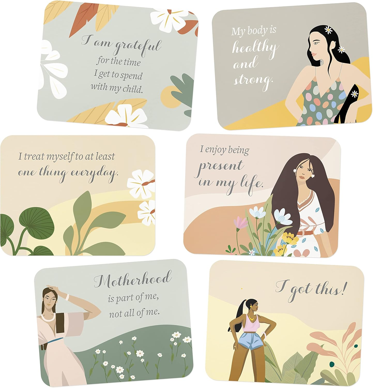 Lulu & You Affirmation Cards - 25 Cards with Words of Encouragement and Support for New Moms - Perfect Postpartum Gifts for Mom and New Mom Essentials - Welcome Home Mama image number 1