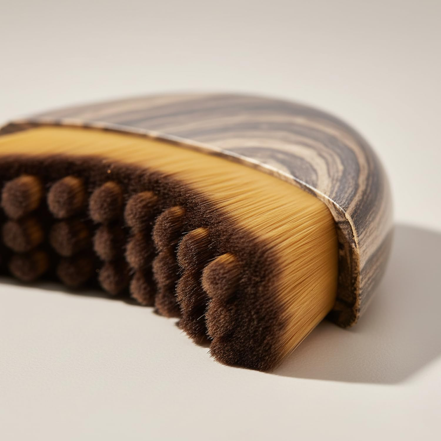 2 Pack Lymphatic Contour Face Brush, Curved Facial Lymphatic Drainage Massager, Natural Makeup Brushes with Durable Soft Bristle,Hypoallergenic Ergonomic Facial Cleansing Brush for Sculpting image number 1