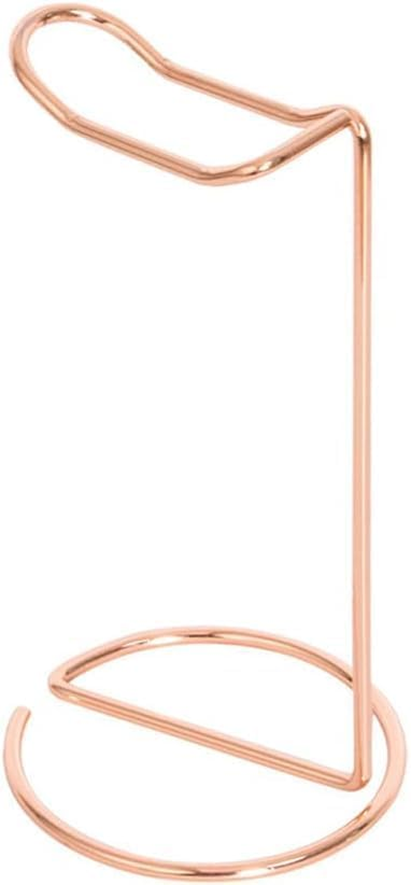 1Pcs Simple Headphone Stand ，Generic Desktop Headset Holder ，Modern Hanger Gaming Earphone Holder， Headset Accessories，Headset Hangers ，Headphone Rack， Stand for Desk Display Ear Iron， Rose Gold (Rose Gold) image number 4