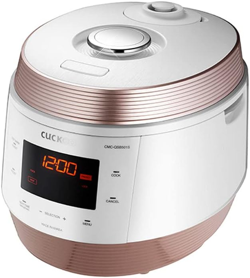 CUCKOO 5-Quart Premium Multi-Pressure Cooker with 30 Recipes (CMC-QSB501S) White image number 2