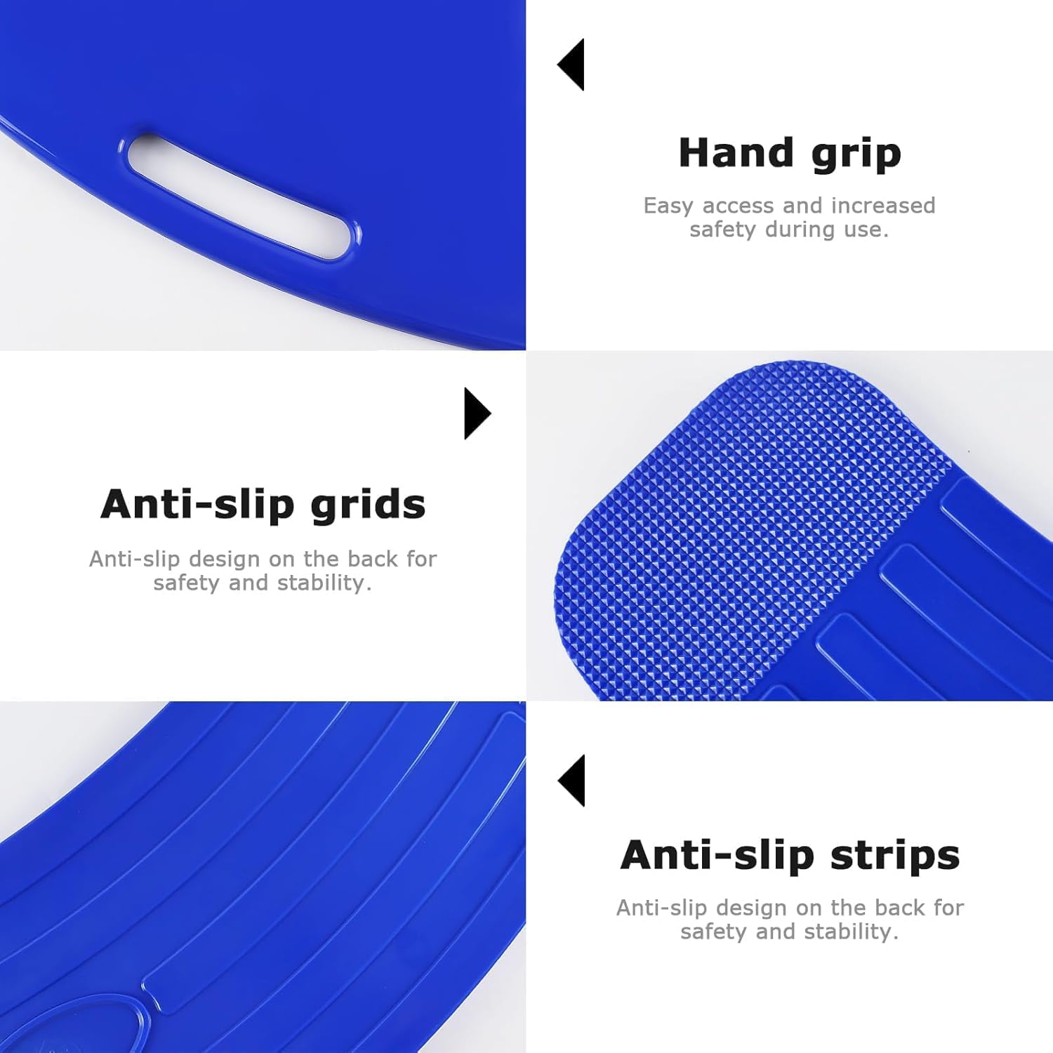 Sliding Transfer Boards Slide Board to Transfer to Wheelchairs, Slide Transfer Assistance Devices for Elderly Slide Boards Hold up to 330 Lbs - Seniors from Bed to Chair,Car,Couch,Toilet (Orange) - Blue image number 2