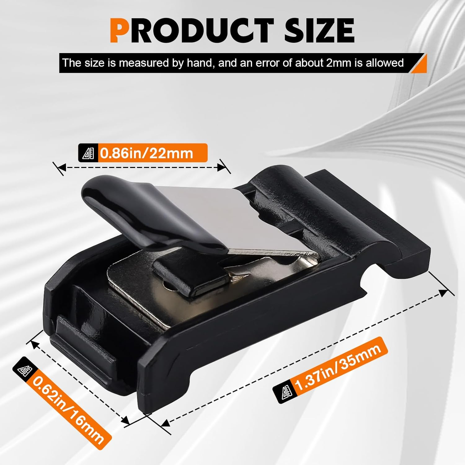 Toyota Fuel Door Spring Clip 77360-35040 for Toyota RAV4 2019-2022 Avalon Camry, Gas Tank Door Cover Release Spring Clip for 2004-2009 4Runner Prius Corolla Highlander Lexus ES250 Es300H ES350 GX470 image number 2