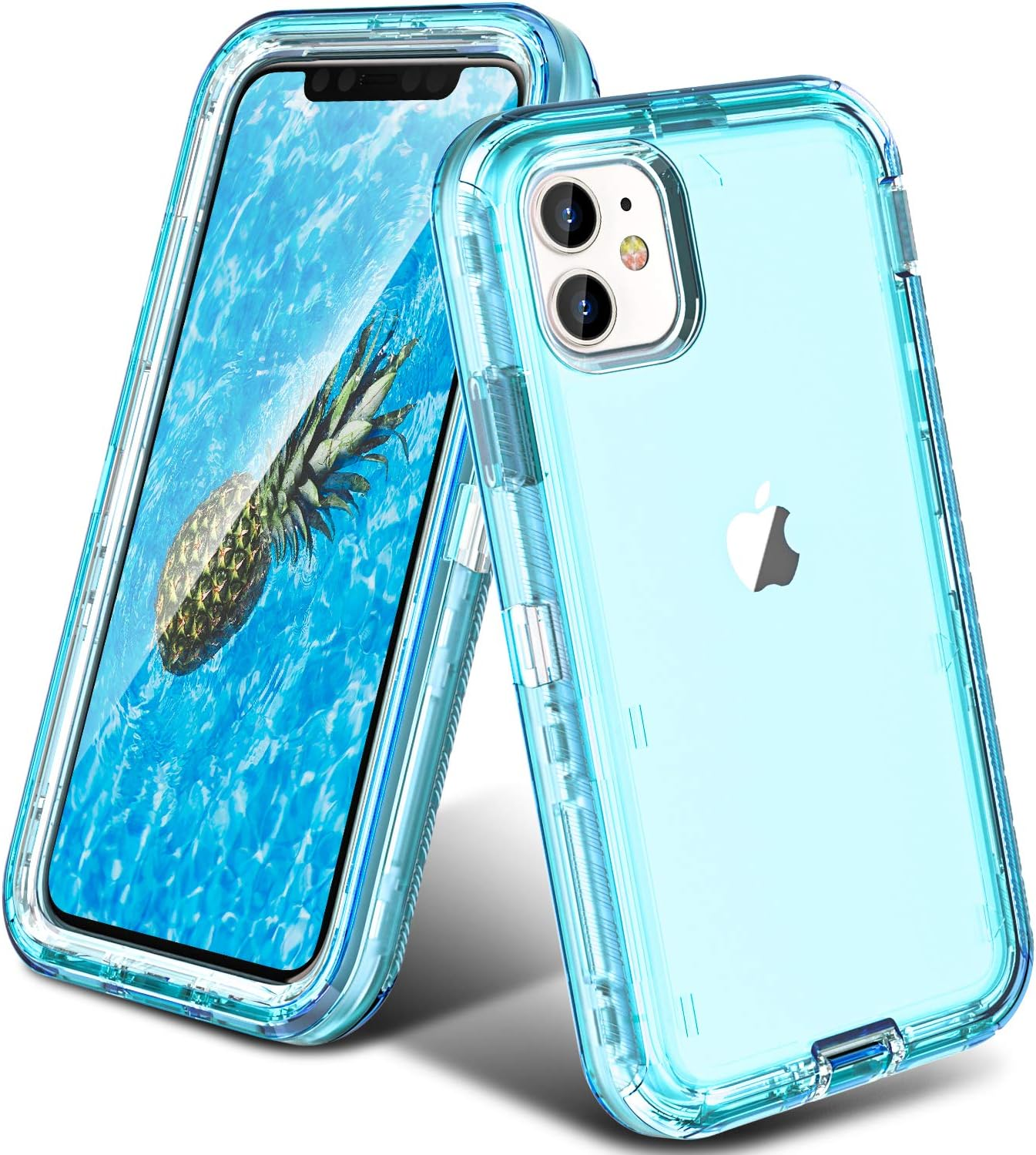 Oribox Case Compatible with Iphone 11, Heavy Duty Shockproof Anti-Fall Clear Case image number 3